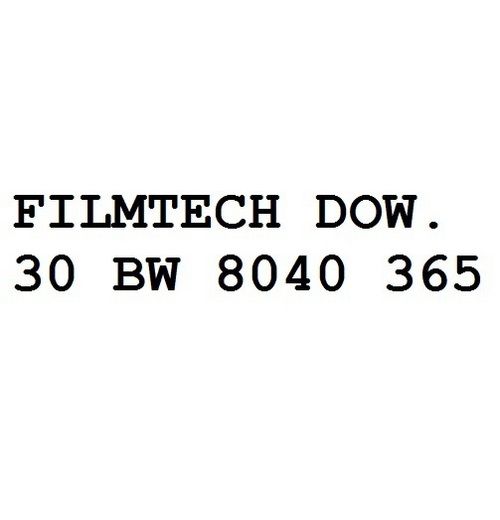 30 Bw Filmtech Dow