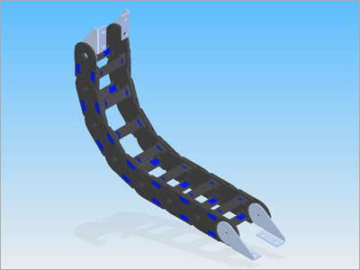 Heavy Duty Plastic Drag Chains