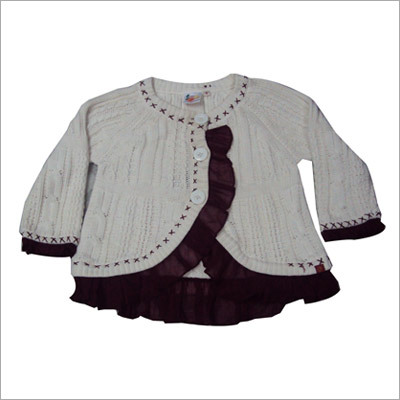 Sweater - Knitted Fabric Size 6-12 Months Off-White | Soft Fabric Stylish Design Warm Comfort