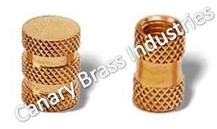 Round Brass Moulding Inserts