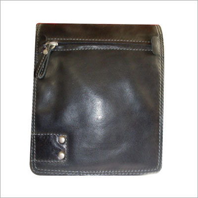 Zipper Leather Wallet
