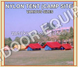 Luxury Nylon Tent - Single Layer Polyester, Fiber Poles - Laminated Plain Camp Tent, Various Shapes and Sizes Available