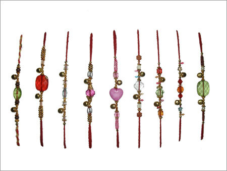 Multi Color Stone Rakhi