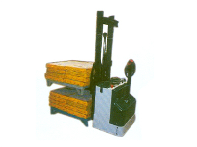 Battery Operated Double Pallet Stacker