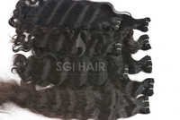 Natural Color Raw Temple Human Hair Weft
