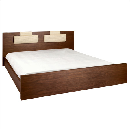 Double Bed - Wood, 6ft x 5ft, Brown Matte | Sturdy Frame, Comfortable Design, Space Saving, Easy Assembly