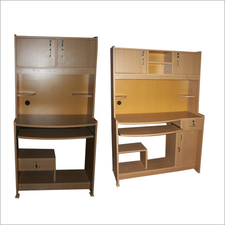 Computer Table - Wood, 48x24x30 Inches, Brown | Spacious Worktop, Storage Cabinets, Easy Assembly, Modern Design