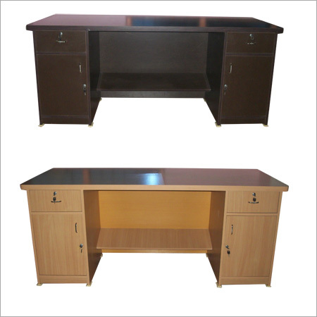 Office Counter - Wood, 72x36x30 inches, Brown | Spacious, Durable, Stylish, Functional, Organized with Drawers and Shelf
