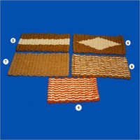 Coir Rope Mats - Coir Rope, Variable Dimensions, Natural/bleached/dyed Colors | Durable, Eco-friendly, Water-resistant, Easy To Clean, Decorative