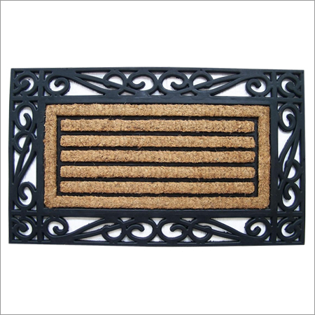 Grilled Coco Rubber Brush Mats