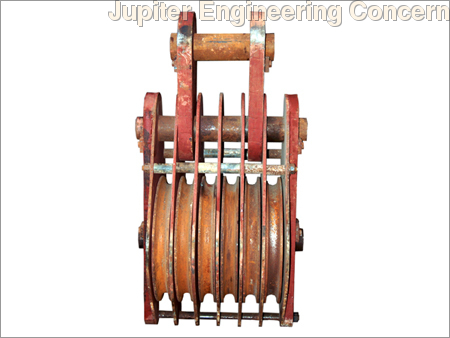Six Sheave Wire Rope Pulley Block
