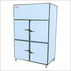 Four Door Refrigerator - Steel, Variable Dimensions, Light Blue | Durable Build, Easy Cleaning, Efficient Cooling, Large Capacity, 220-240V