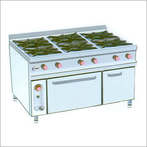 Six Burner Range with Oven
