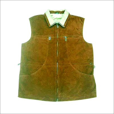 साबर चमड़ा क्लासिक जैकेट