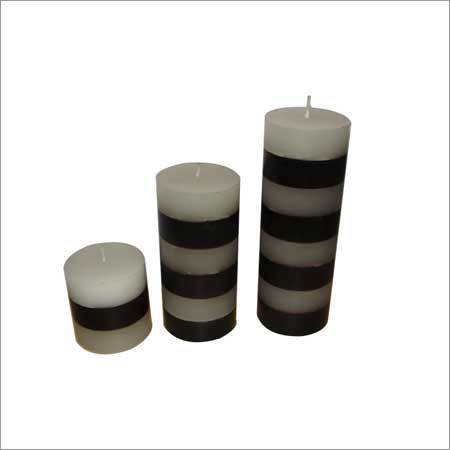 Candle Set - Wax, Varying Sizes, White | Elegant Design, Long-lasting Burn, Perfect for Gifting, Relaxing Aroma, Stylish DÃ©cor