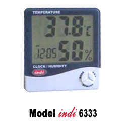 Thermo - Hygrometer With Clock