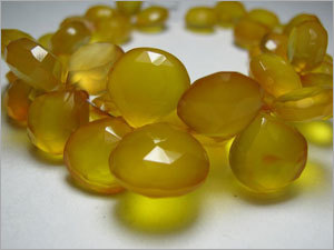 Gemstone - Chalcedony 5-10mm, Yellow Translucent | Natural Beauty, Durable, Versatile, Elegant Luster