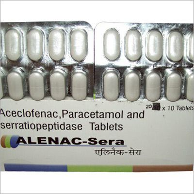 Alenac-Sera - White Tablets 10 Count, Oral Medication | Pain Relief, Inflammation Reduction, Fast Acting