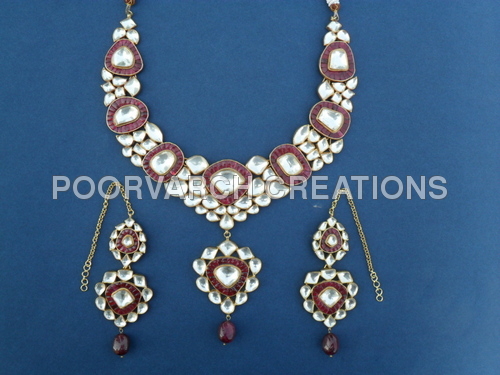 Ruby Necklace Set