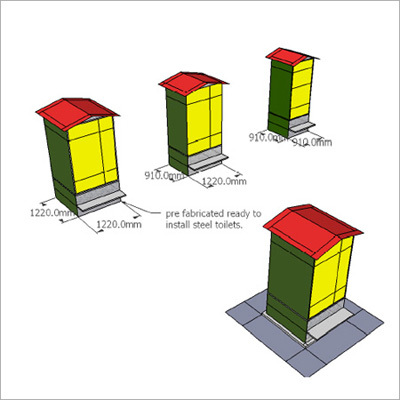 Fabricated Steel Toilets
