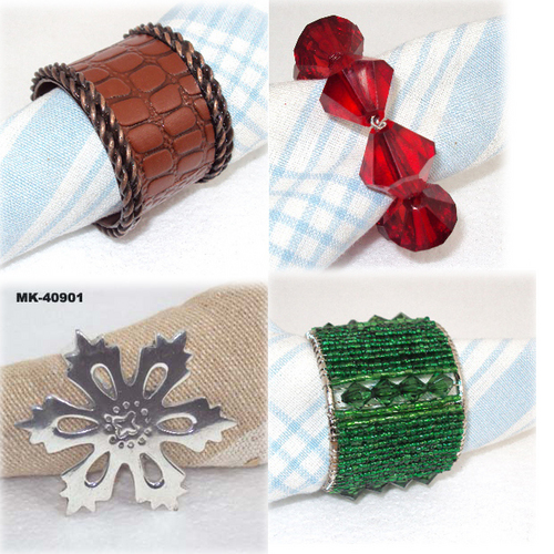 Christmas Napkin Rings & Napkin Holders