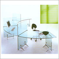 Office Glass Furniture (Glass Desk)