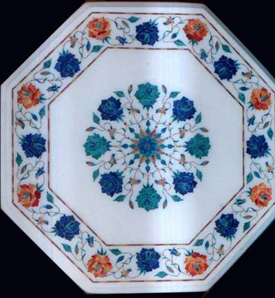 Marble Inlay Table Top
