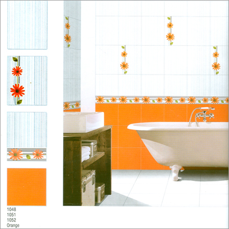 Luster White Series Wall Tiles - Ceramic 250x330 mm White, Glossy Finish, Water & Stain Resistant