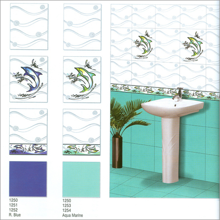 Luster White Series Wall Tiles 250 X 330 mm - Ceramic, 250x330 mm, White | Durable, Glossy Finish, Water-Resistant, Easy to Clean