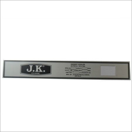 Aluminum Labels