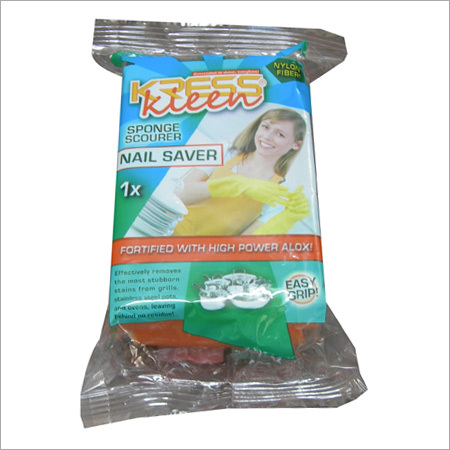 Nail Saver Alox - Alox Material, 10x5x2 cm, Orange | Medium Abrasiveness, Tough Stains Removal, Durable Cleaning Pad