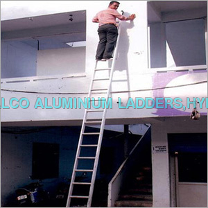 Aluminium Broad Step Single Ladder