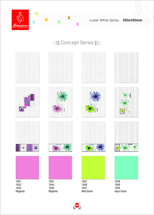 Luster White Concept Wall Tiles