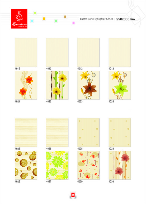 Lustor Ivory Series Wall Tiles