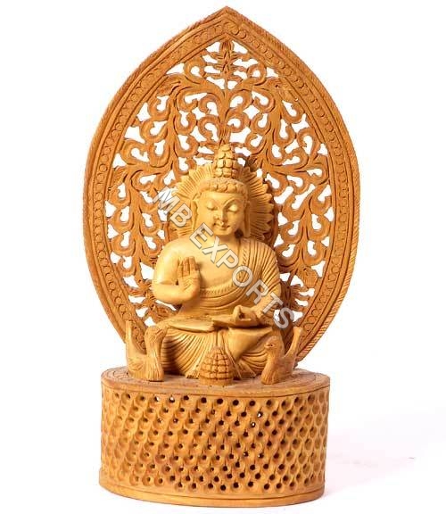 Wooden buddha craft