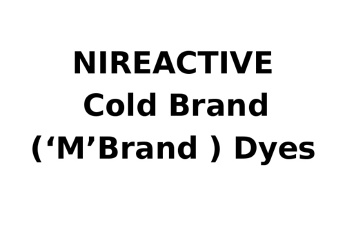 Cold Brand ( a Ma Brand ) Dyes