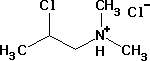 N-(2-chloropropyl)-n N-dimethylammonium