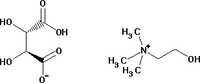 Choline hydrogen tartrate
