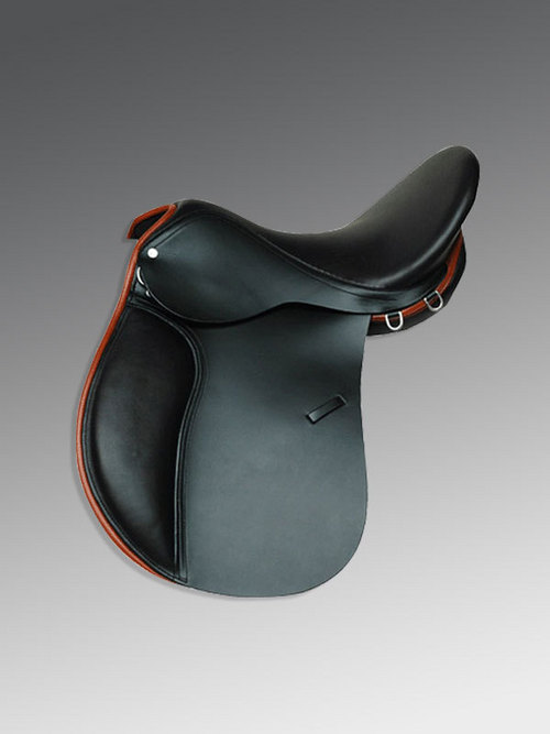 Dressage Saddle - Leather Size 17"-18" Black | Abrasion Resistant Colorfast Durable Leather Perfect Fit Precise Positioning Soft Texture