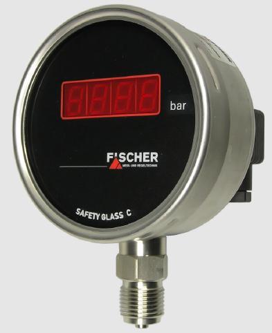 Digital pressure gauge with transmitter for liquid and gas application