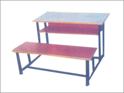Wooden School Benches