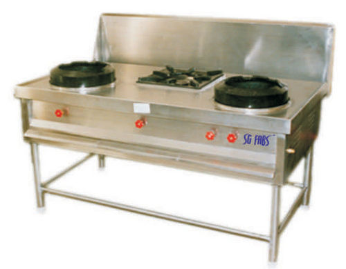 Three Burner Chinese Cooking Range