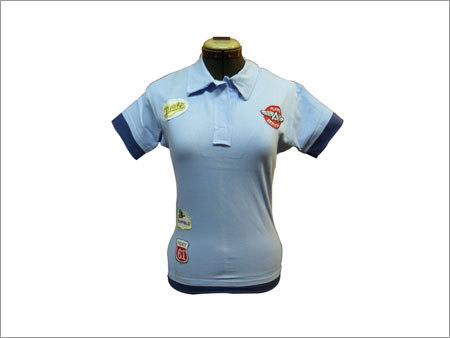 Women Polo T-Shirt - Cotton, S-XL, Light Blue | Soft Fabric, Slim Fit, Breathable, Durable, Stylish Design