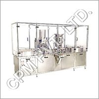 Dry Powder Filling And Rubber Stoppering Machine