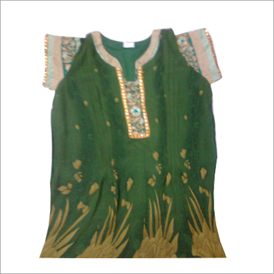Green Cotton Kurtis