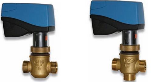 Control valves with electric actuators for HVAC, steam, water
