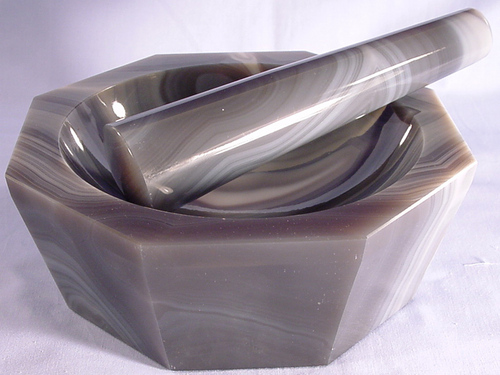 Agate Moratr & Pestle