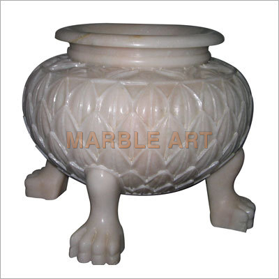 Roound Designer Marble Pot