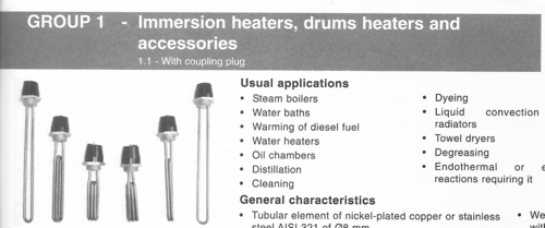 All Type of heating element