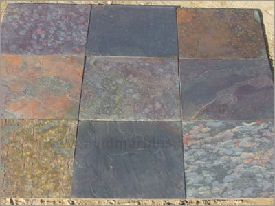 Kund Multicolor Slate - Slate, 300x300 to 1200x600mm, Multicolor | Aesthetic Look, Durable Design, Slip Resistant, Low Maintenance